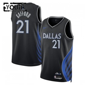 Dres Dallas Mavericks Daniel Gafford Nike 2025-26 City Edition Crno Swingman - Dječji